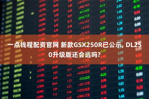 一点钱程配资官网 新款GSX250R已公示, DL250升级版还会远吗?